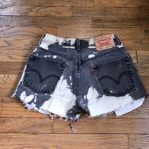 Vintage Distressed Levis Cut Off Jean Shorts
